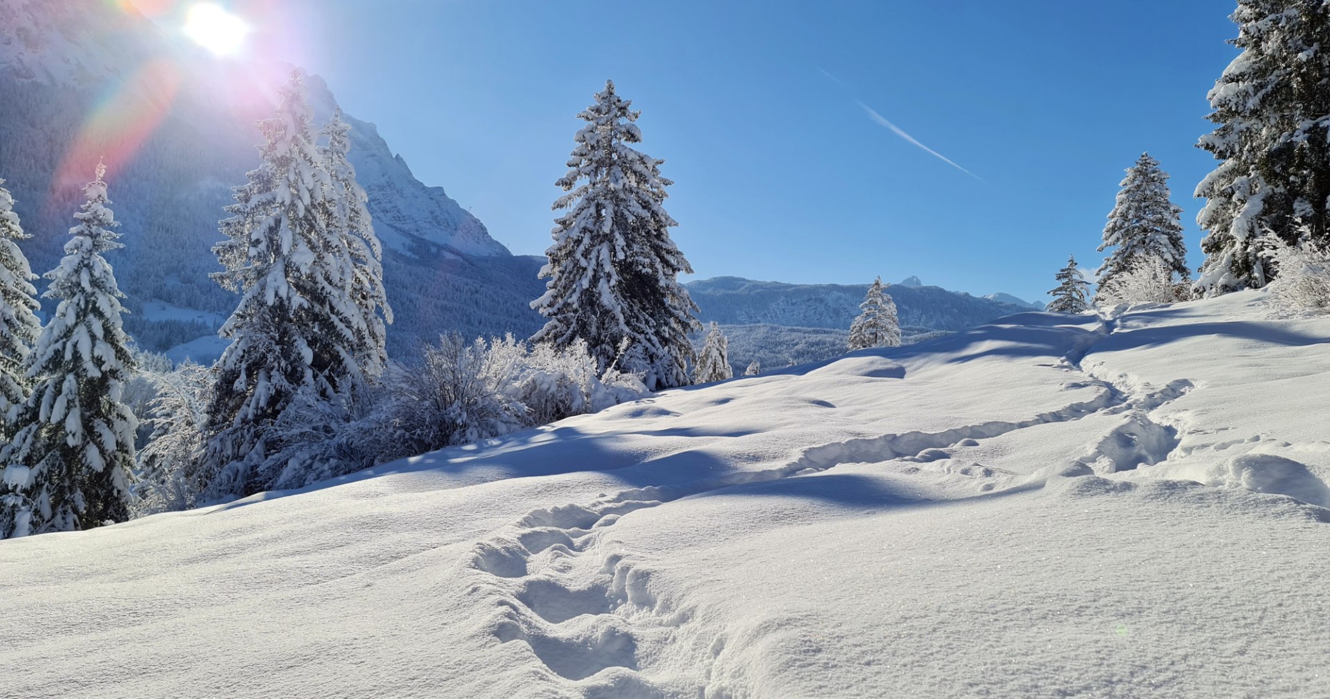 Blick vom Höhenrain auf die Zugspitze, © Gemeinde Grainau / E. Reindl